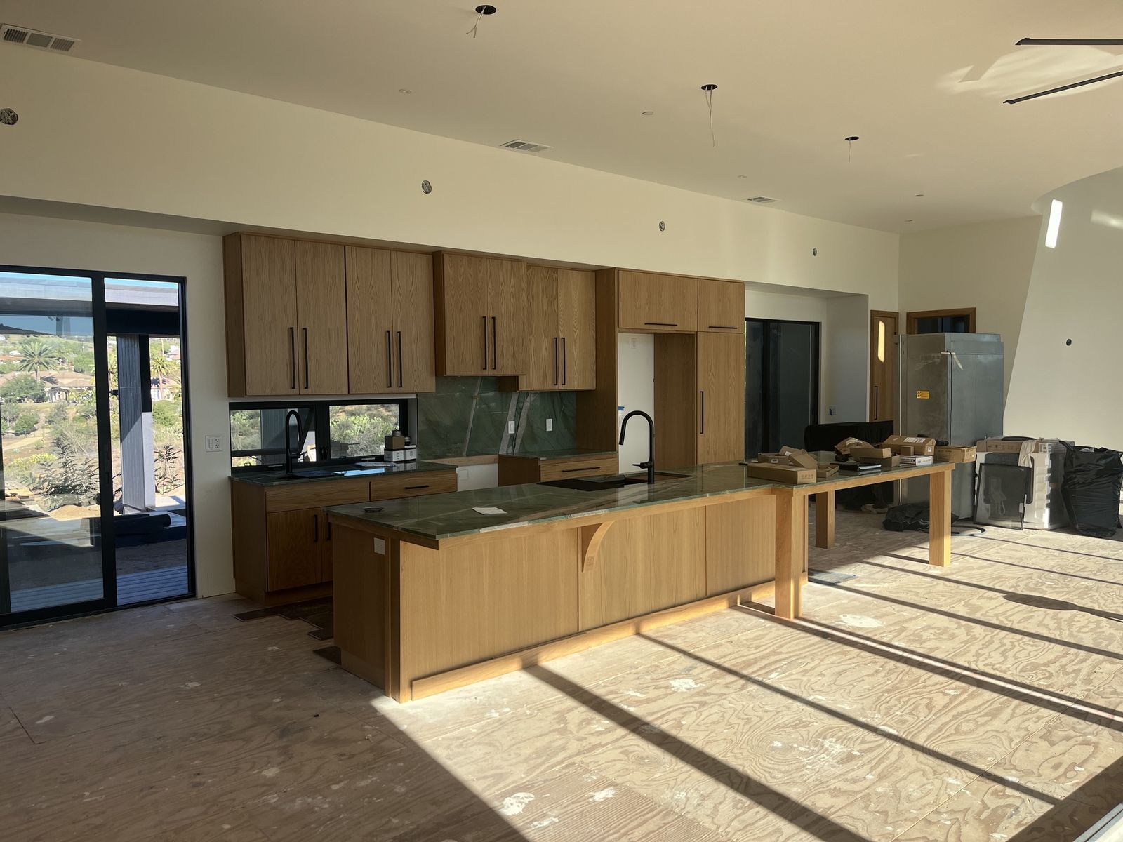 Kitchen and downstairs rebuild detail by Edgewood Remodel and Construction
