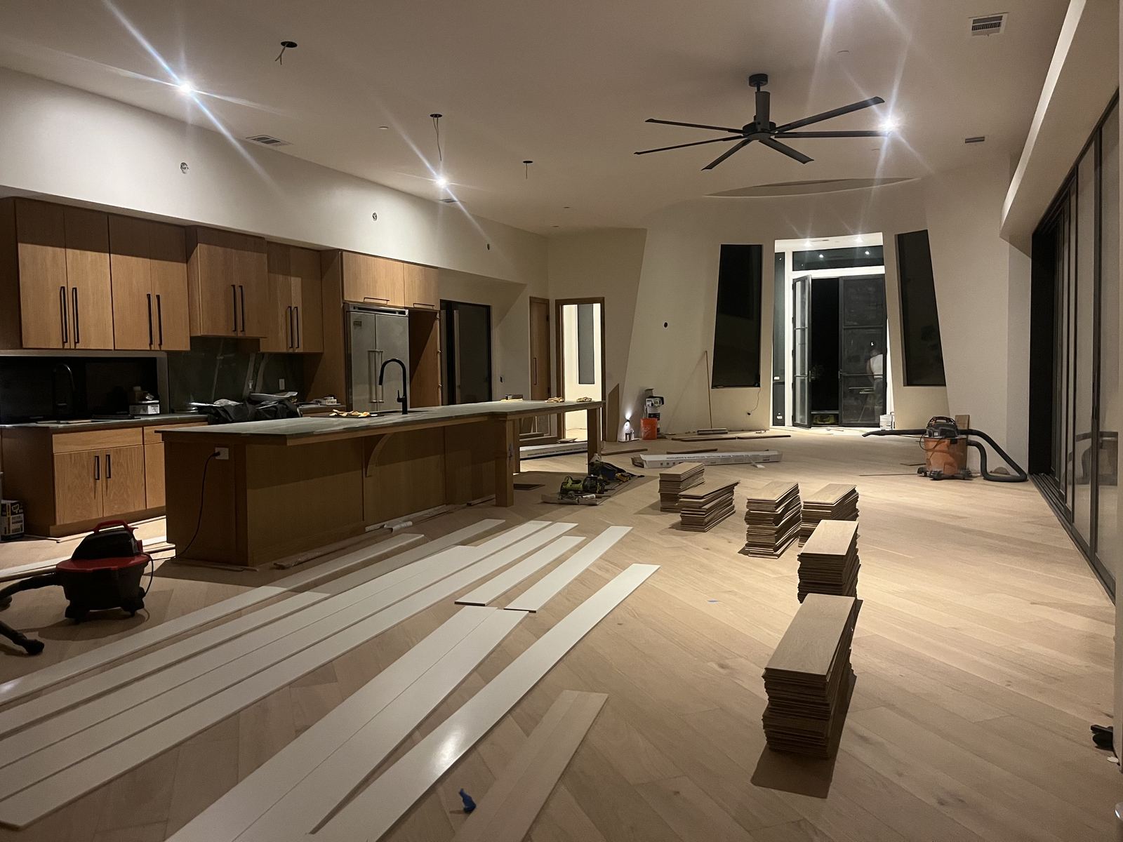 Flooring installation by Edgewood Remodel and Construction