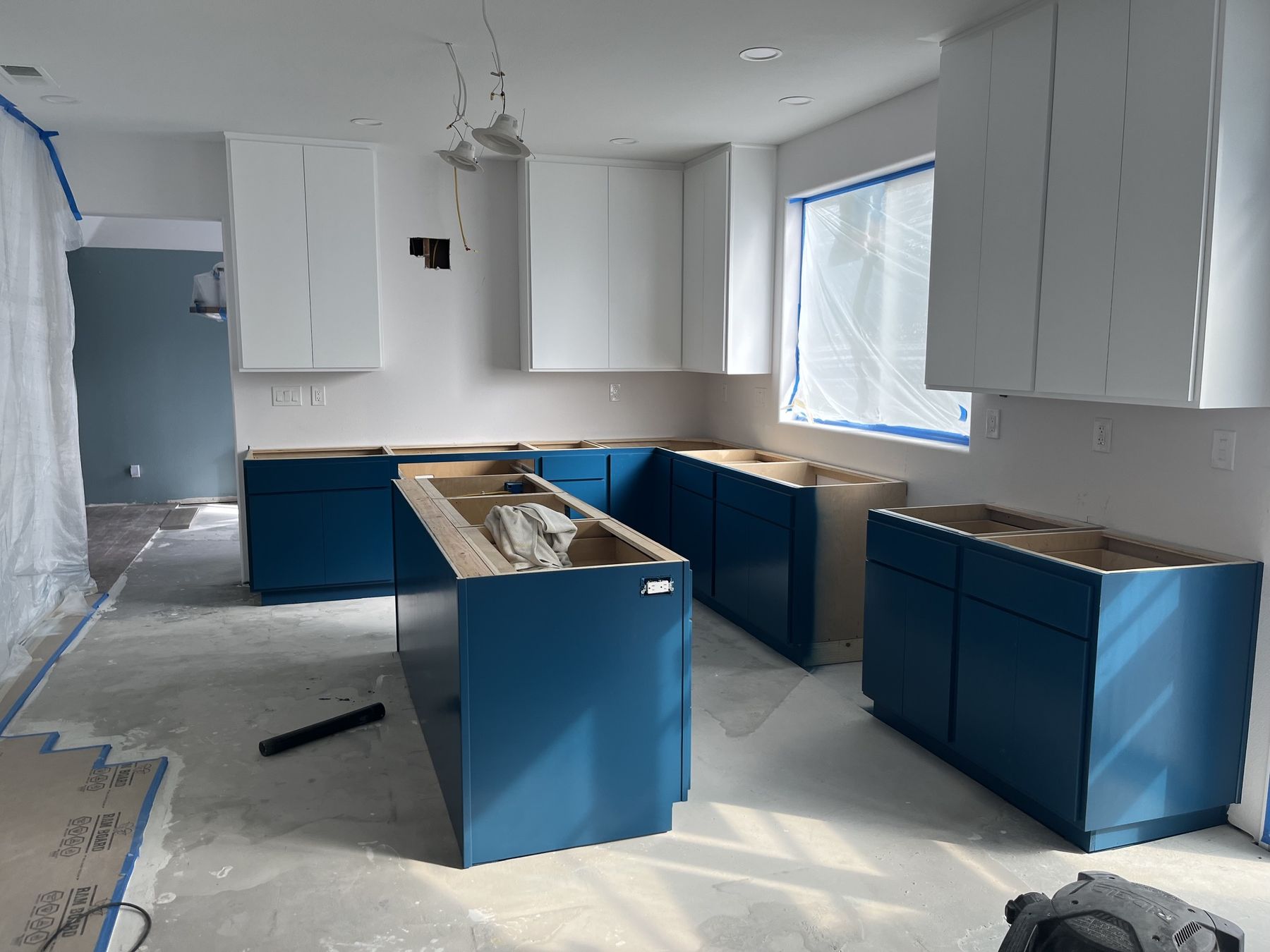 Kitchen Cabinet Installation by Edgewood Remodel and Construction